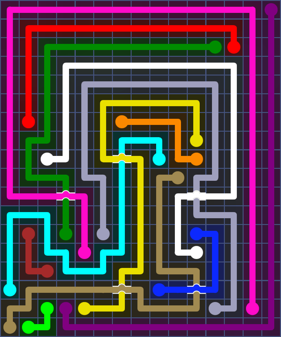 Flow Free 6118 Solution