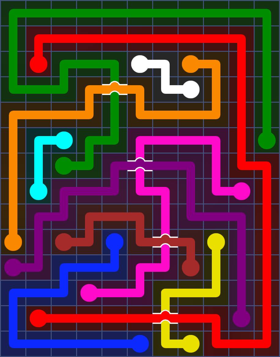 Flow Free 5986 Solution