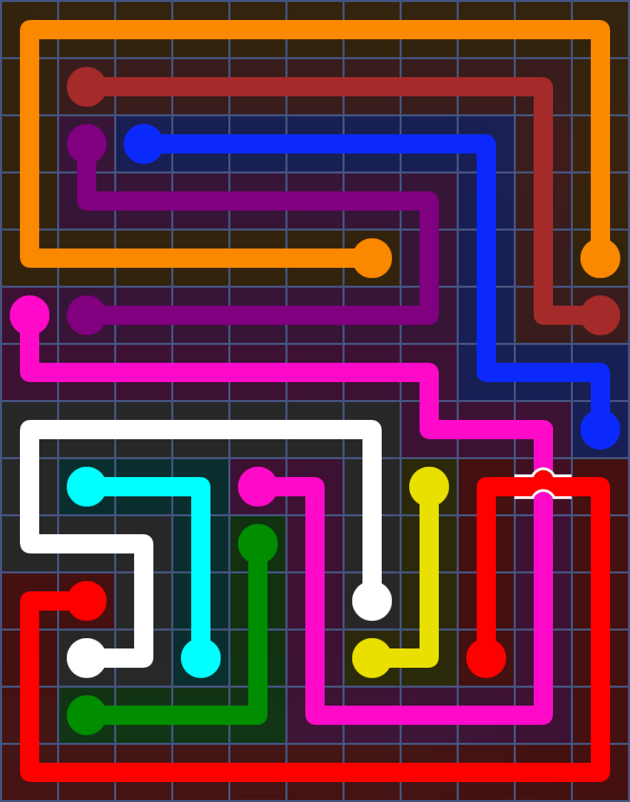 Flow Free 5987 Solution