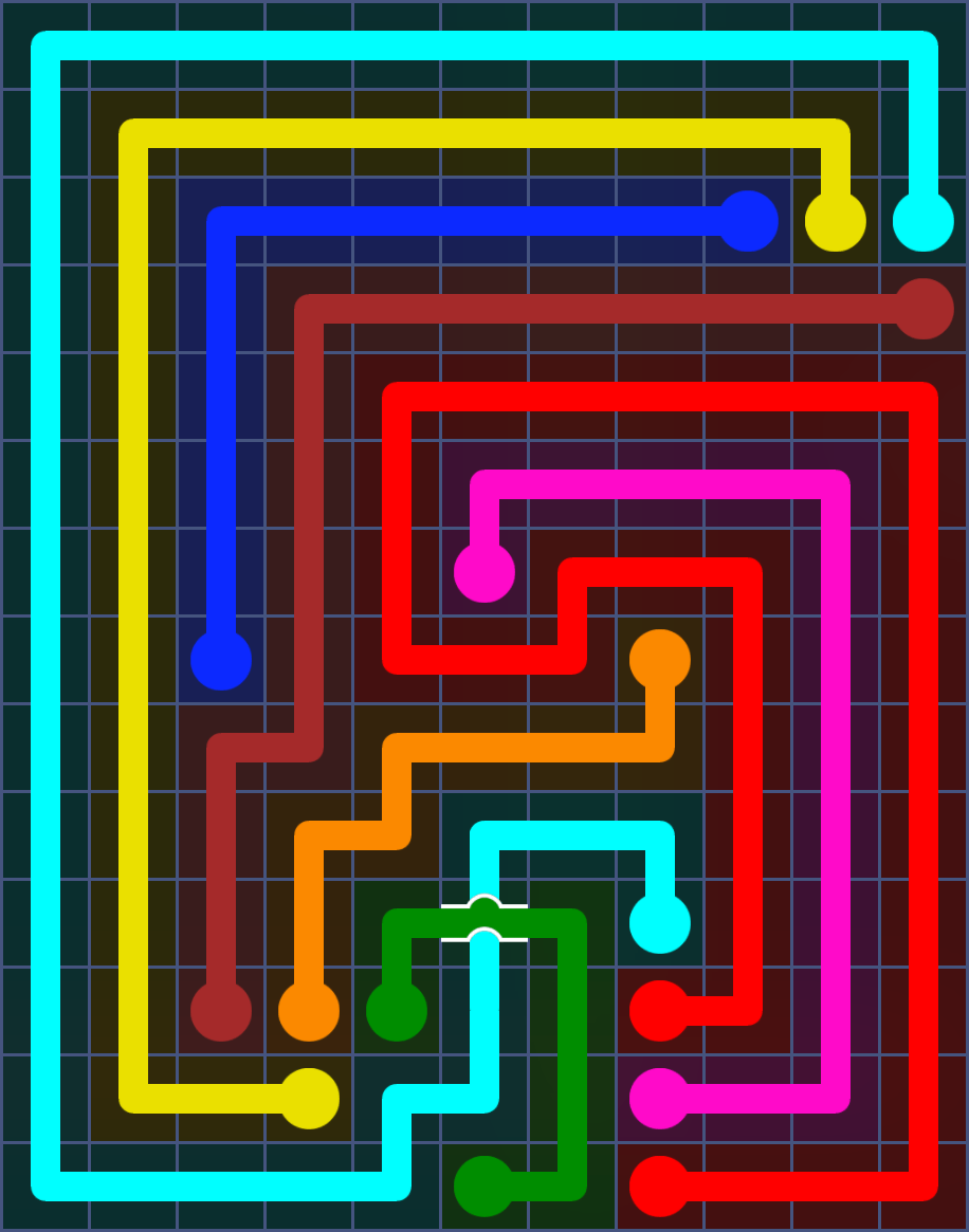 Flow Free 5991 Solution