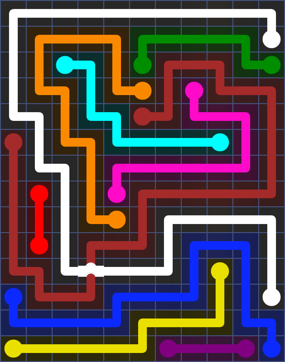 Flow Free 5994 Solution