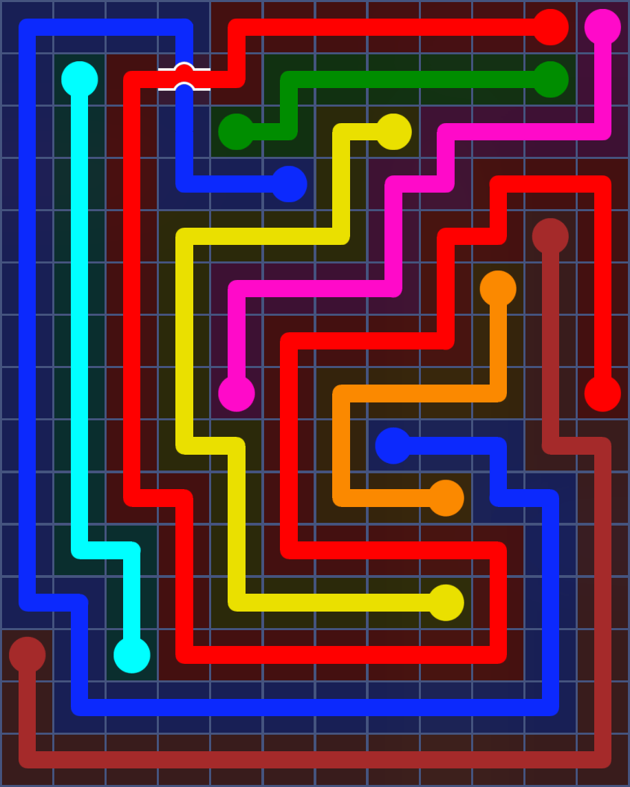 Flow Free 6027 Solution