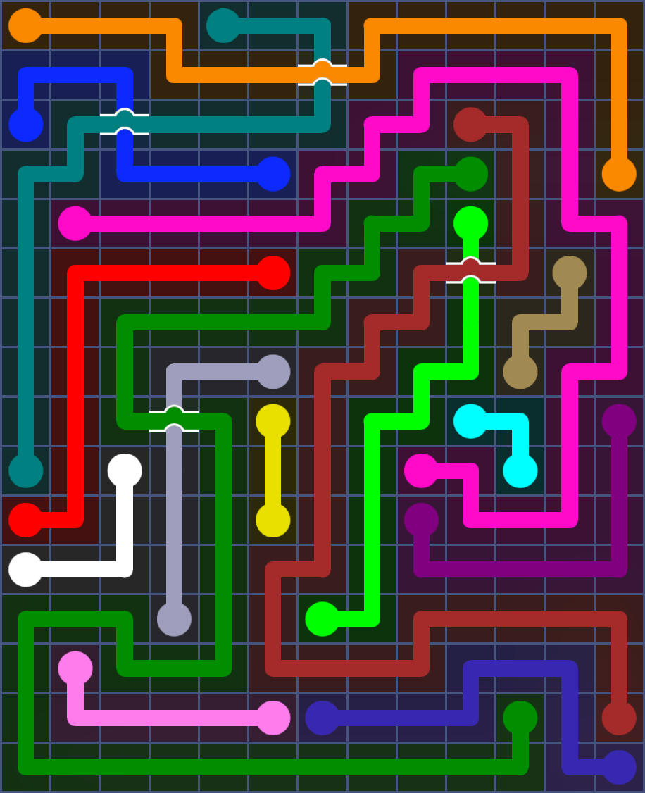 Flow Free 6032 Solution