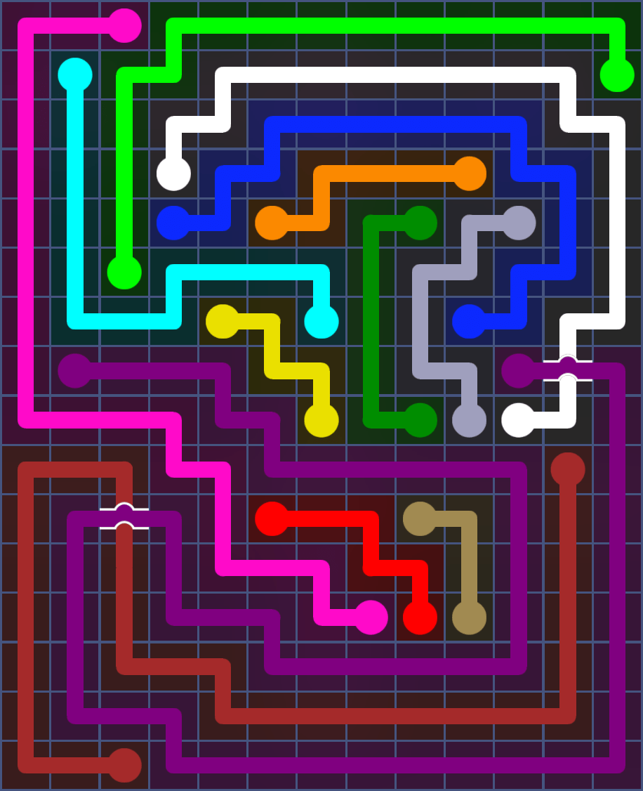 Flow Free 6036 Solution