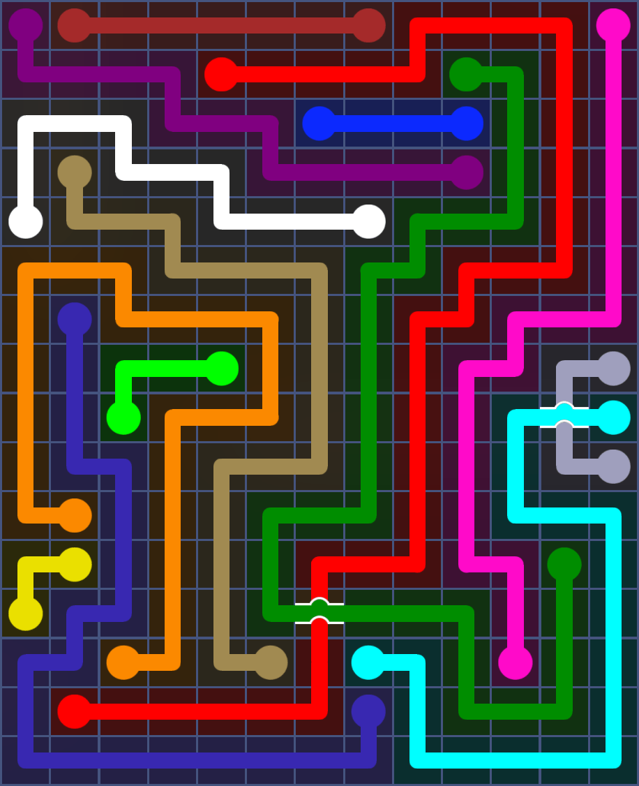 Flow Free 6044 Solution