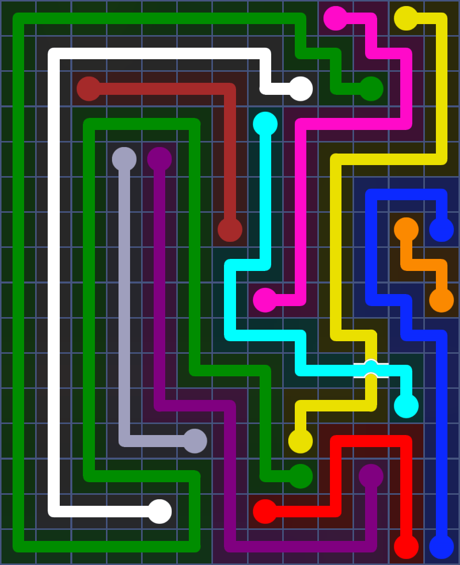 Flow Free 6056 Solution