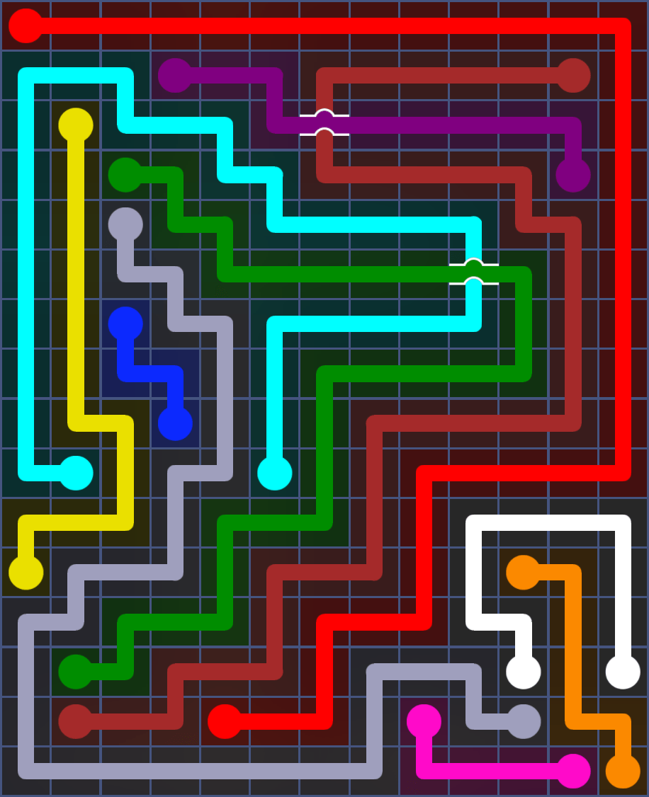 Flow Free 6057 Solution