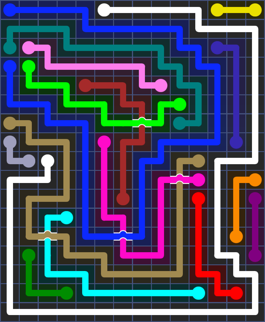 Flow Free 6061 Solution