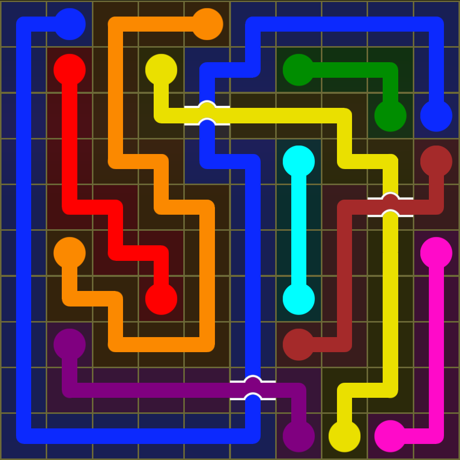 Flow Free 5386 Solution