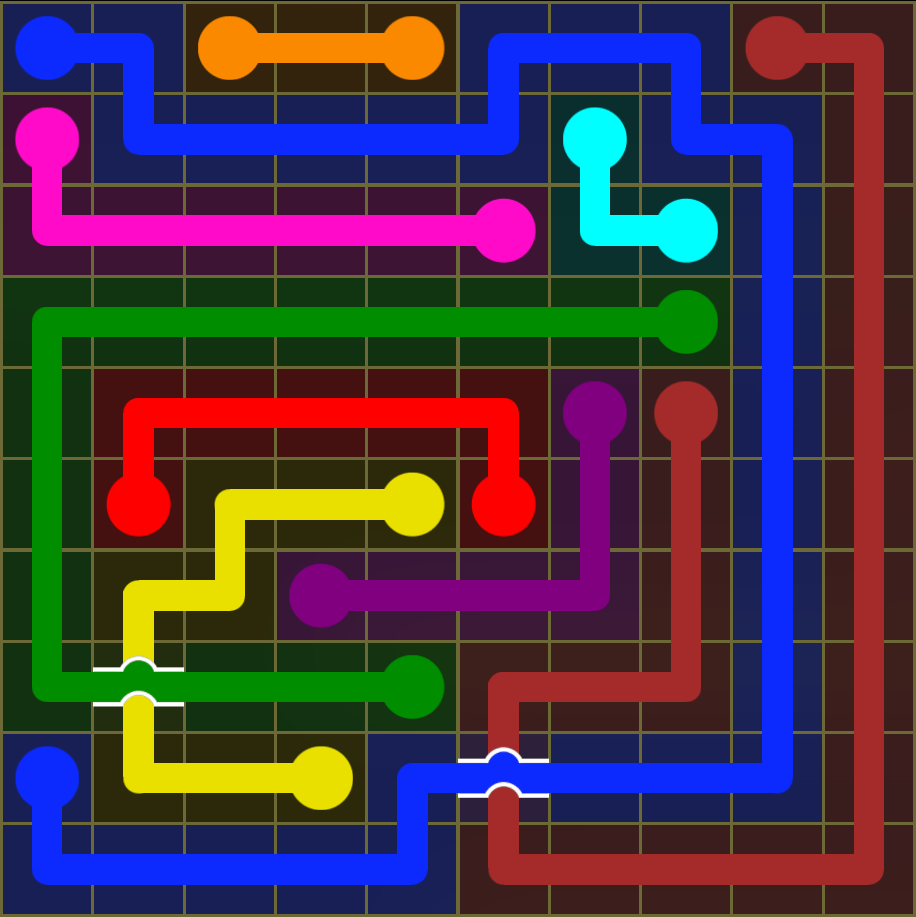 Flow Free 5390 Solution