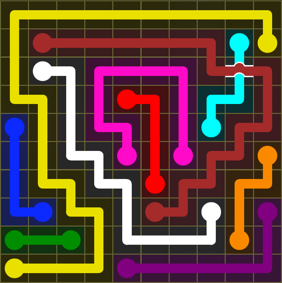 Flow Free 5398 Solution