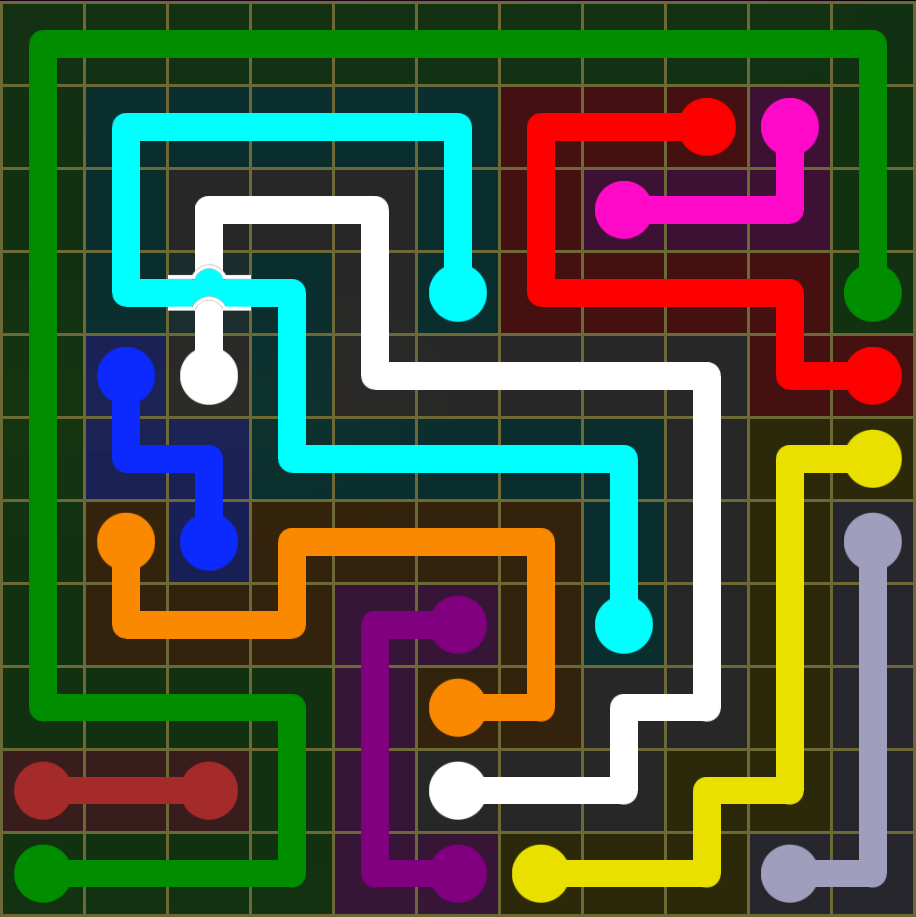 Flow Free 5421 Solution