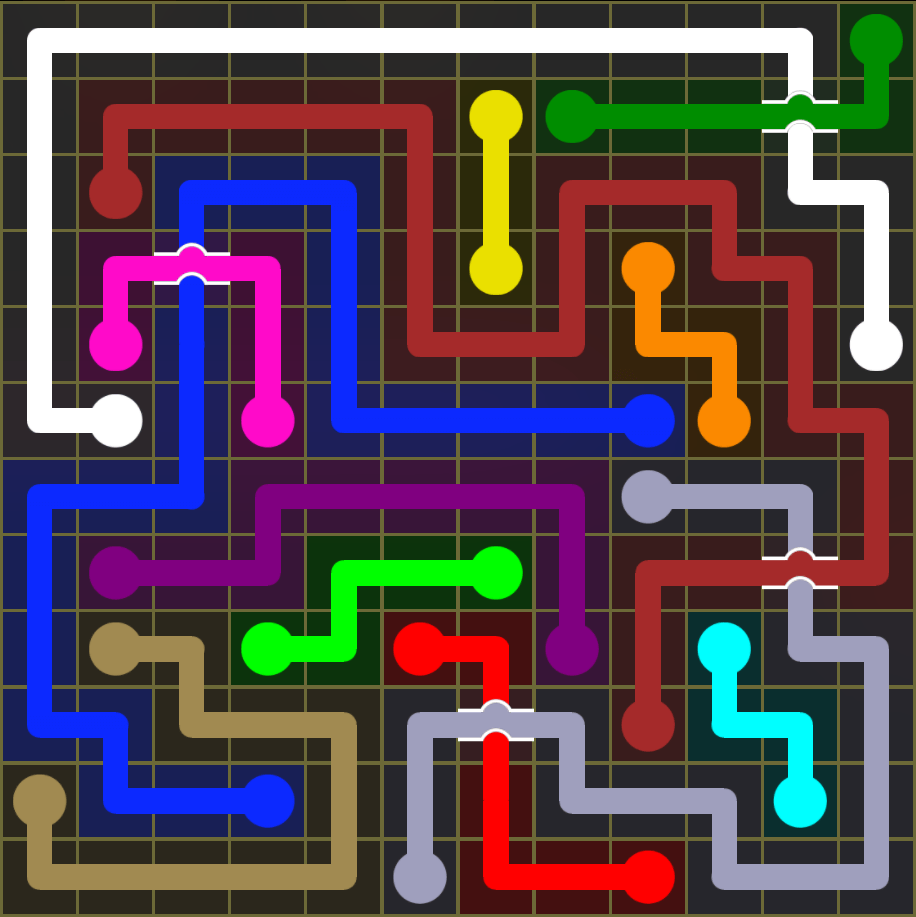 Flow Free 5442 Solution
