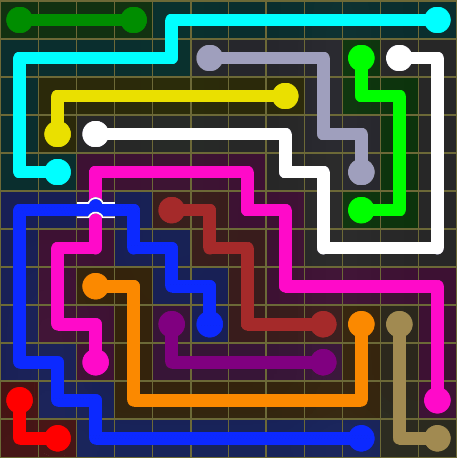 Flow Free 5446 Solution