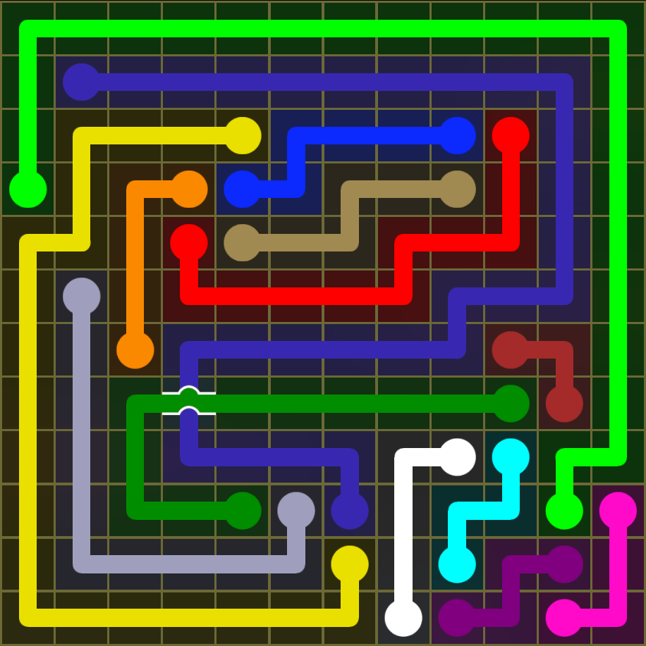 Flow Free 5432 Solution