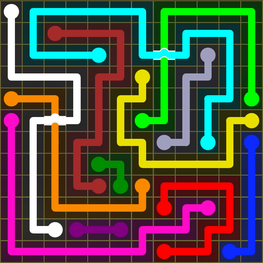 Flow Free 5454 Solution