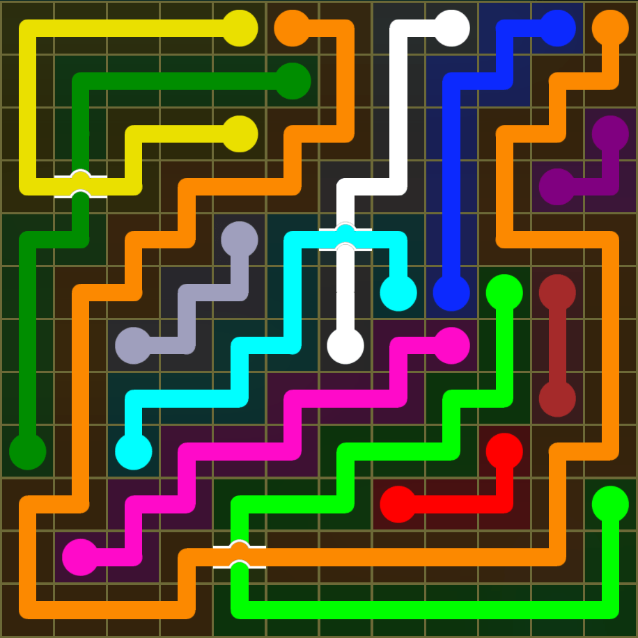 Flow Free 5456 Solution