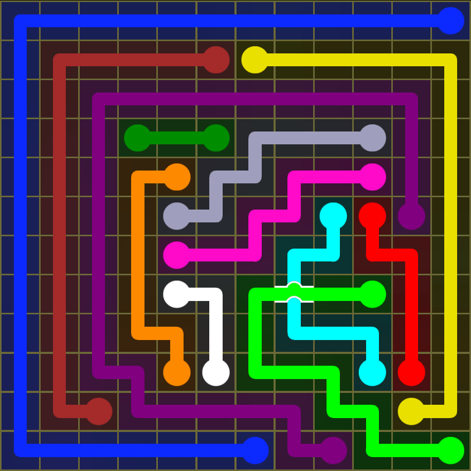 Flow Free 5457 Solution