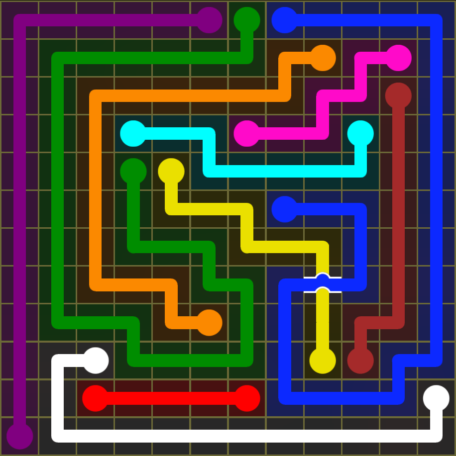 Flow Free 5434 Solution