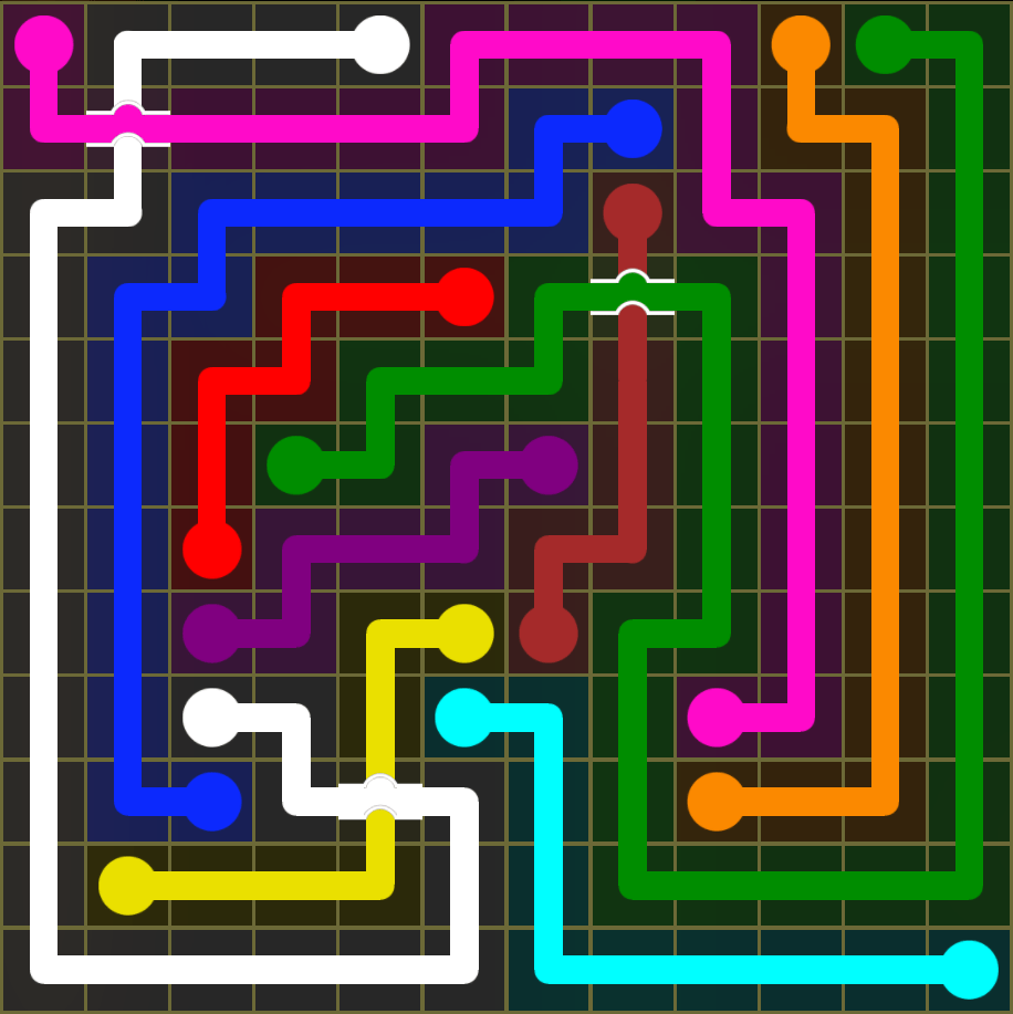 Flow Free 5435 Solution