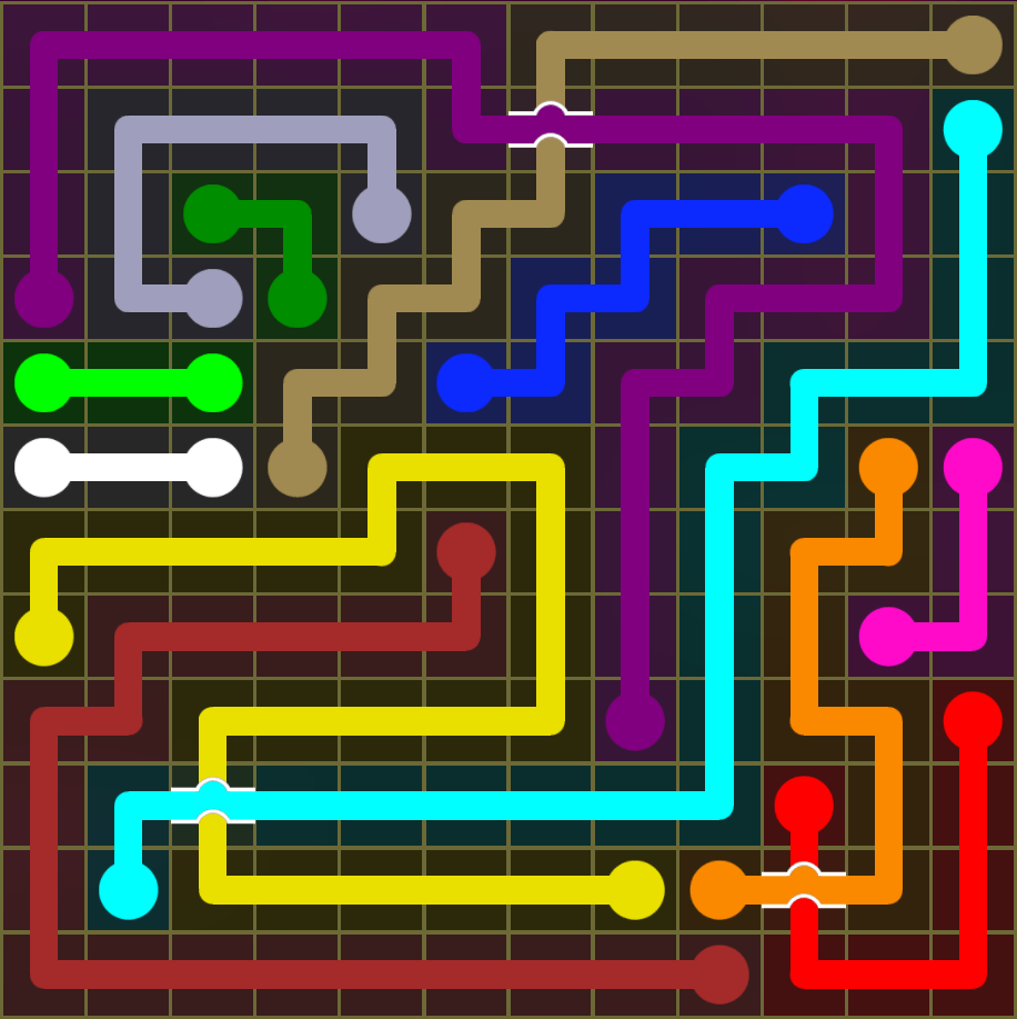 Flow Free 5436 Solution