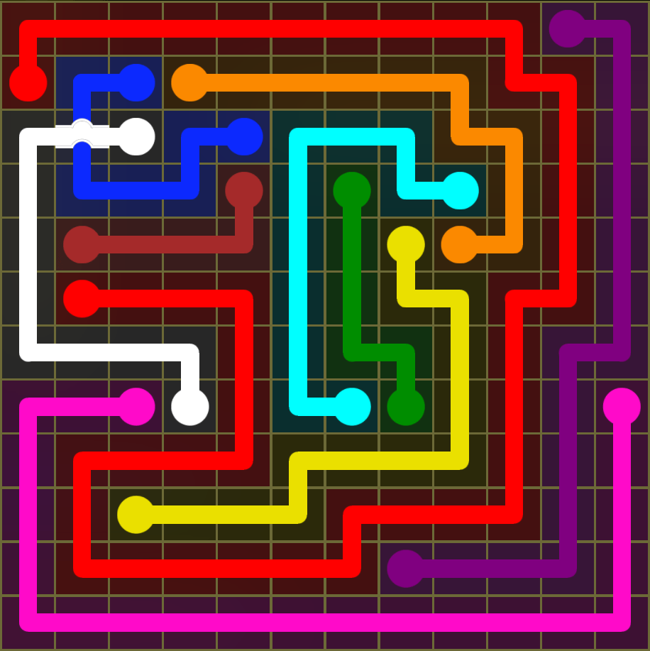 Flow Free 5437 Solution