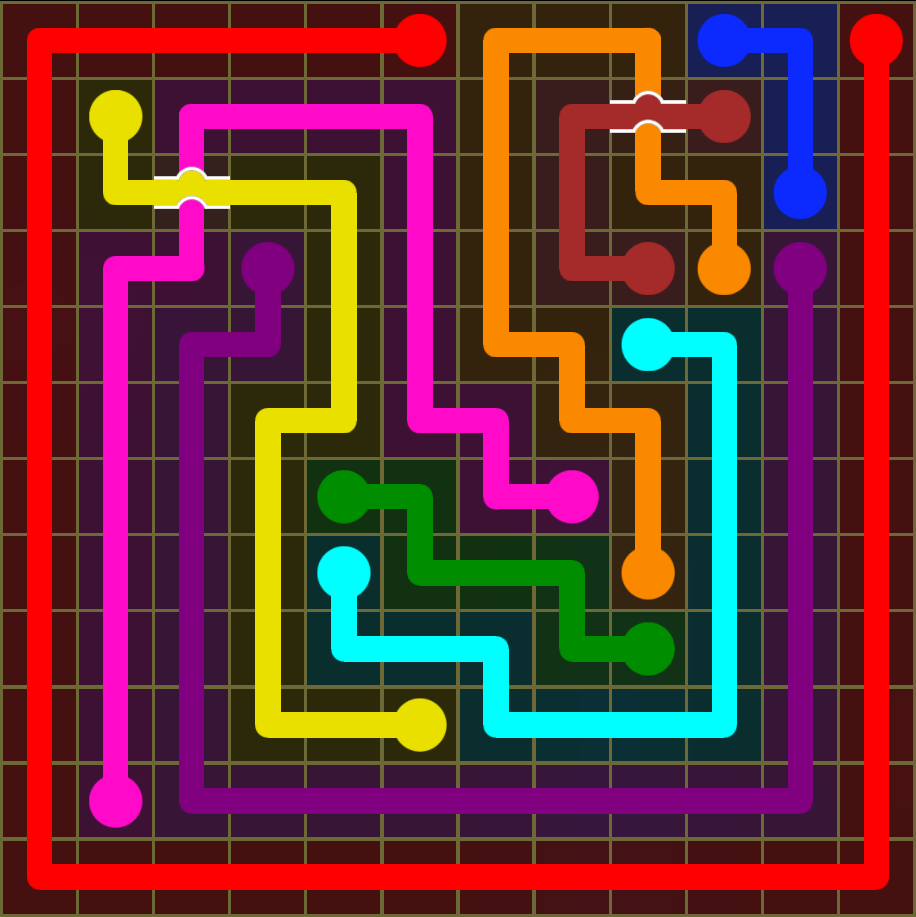 Flow Free 5439 Solution