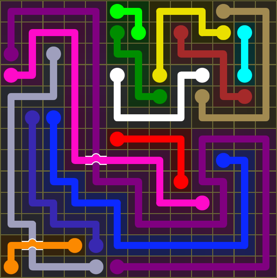 Flow Free 5472 Solution