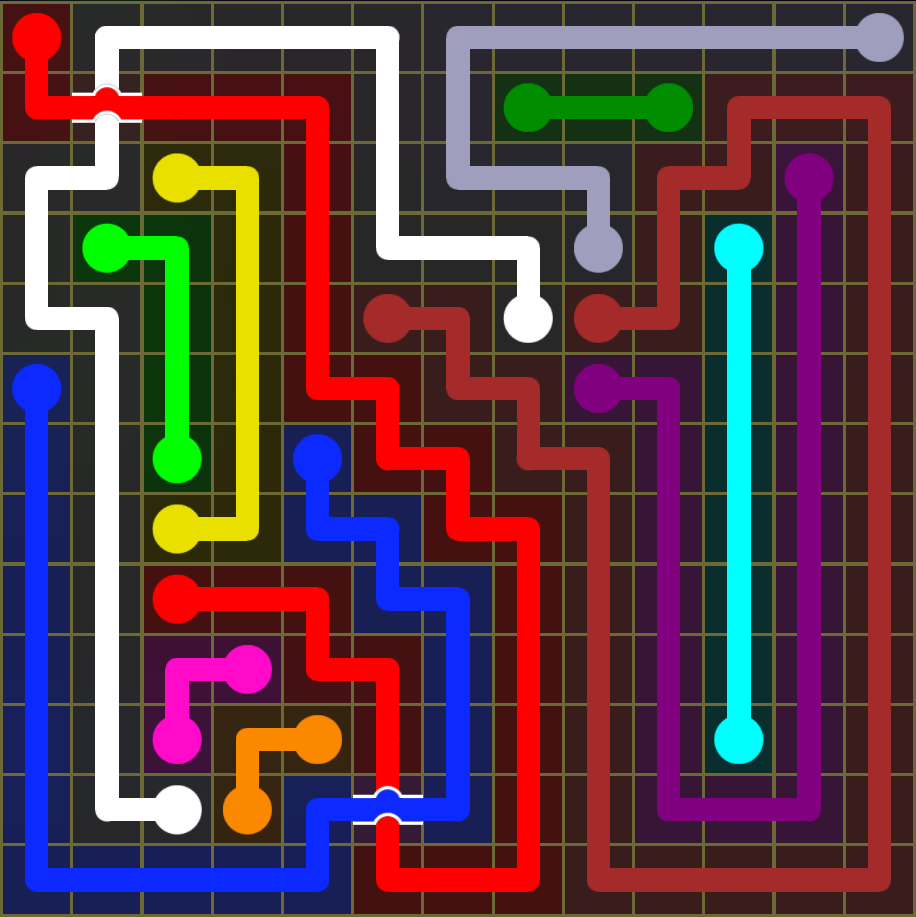 Flow Free 5473 Solution