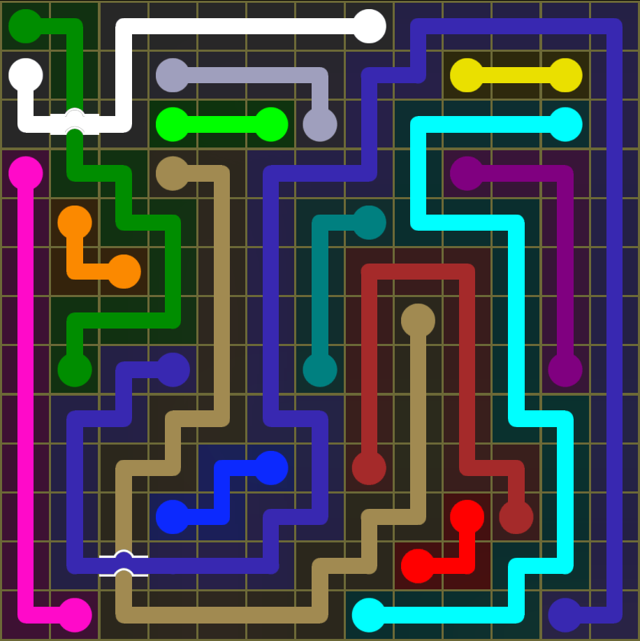 Flow Free 5475 Solution