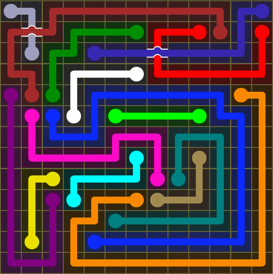 Flow Free 5476 Solution