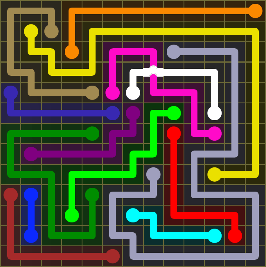 Flow Free 5478 Solution