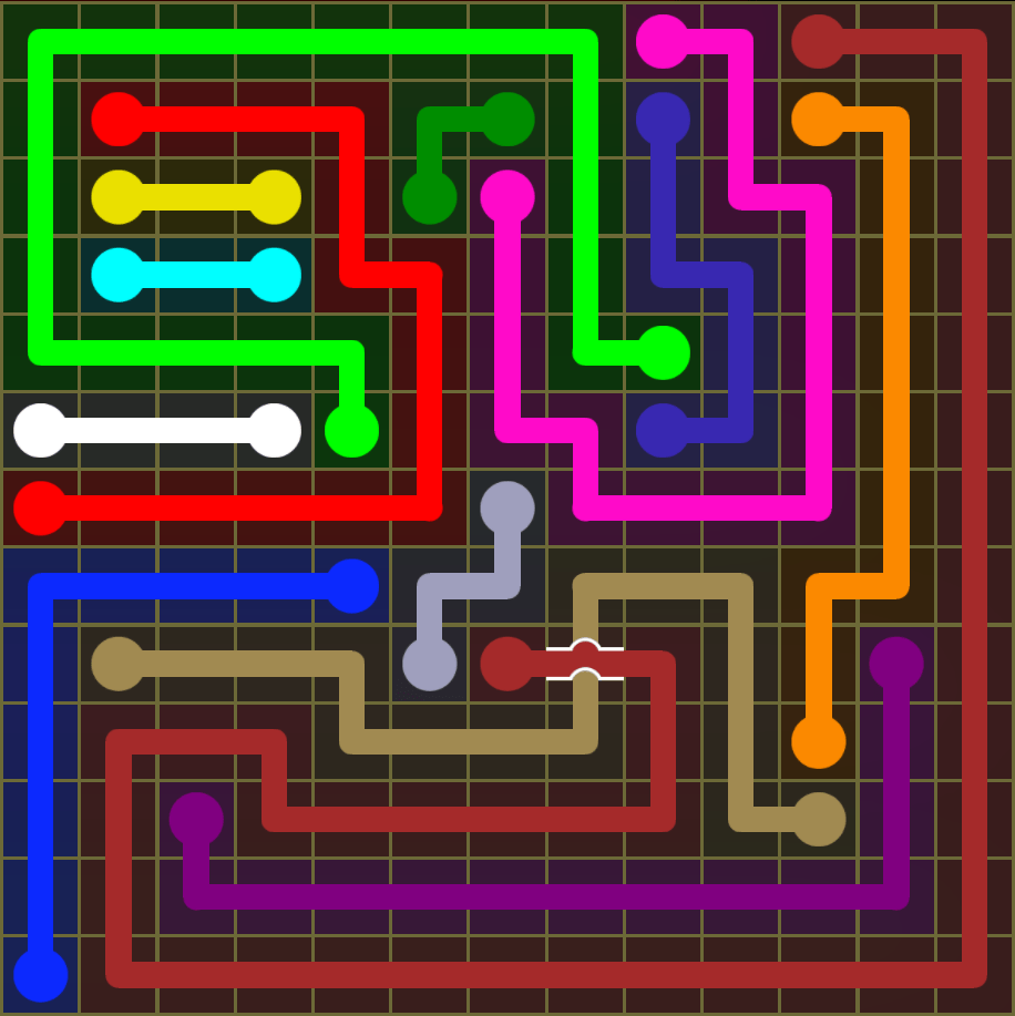 Flow Free 5479 Solution
