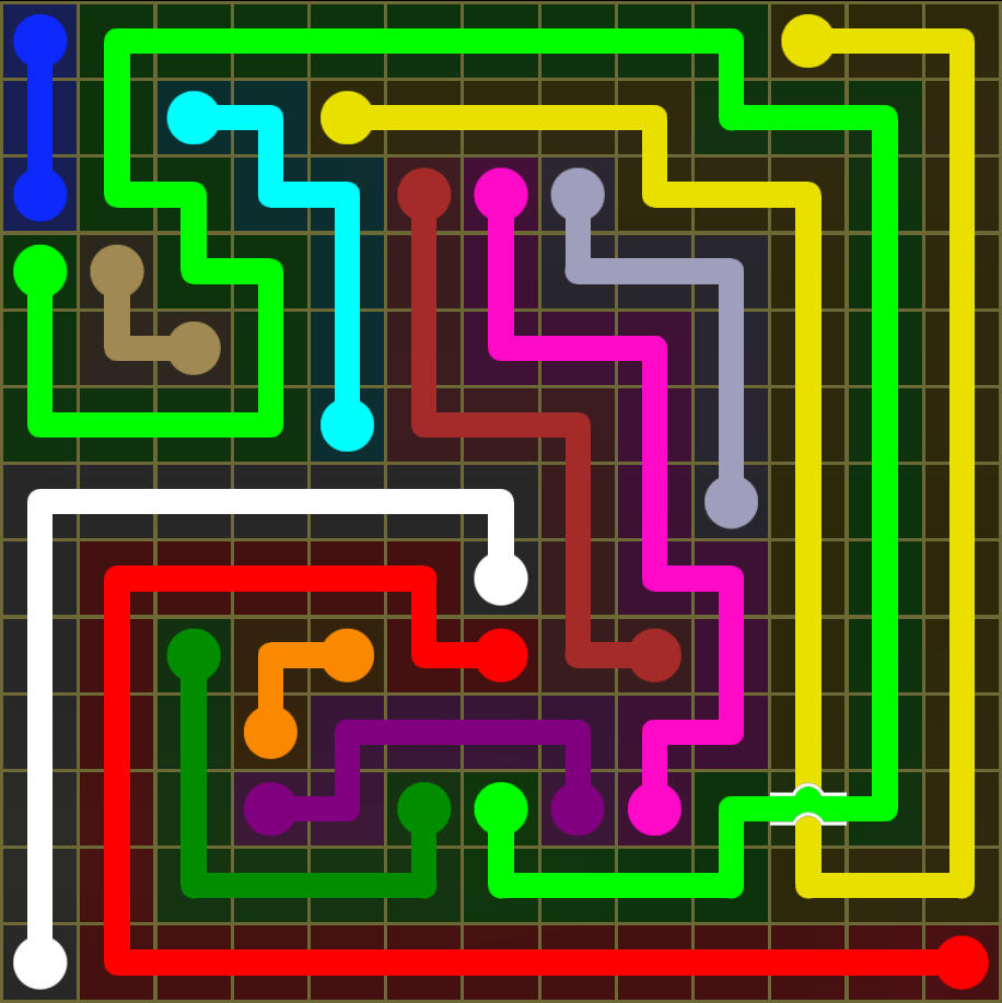 Flow Free 5482 Solution