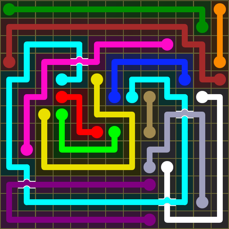 Flow Free 5483 Solution