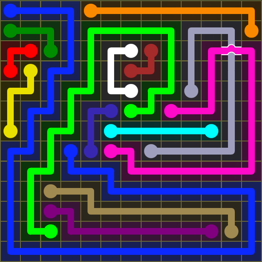 Flow Free 5488 Solution