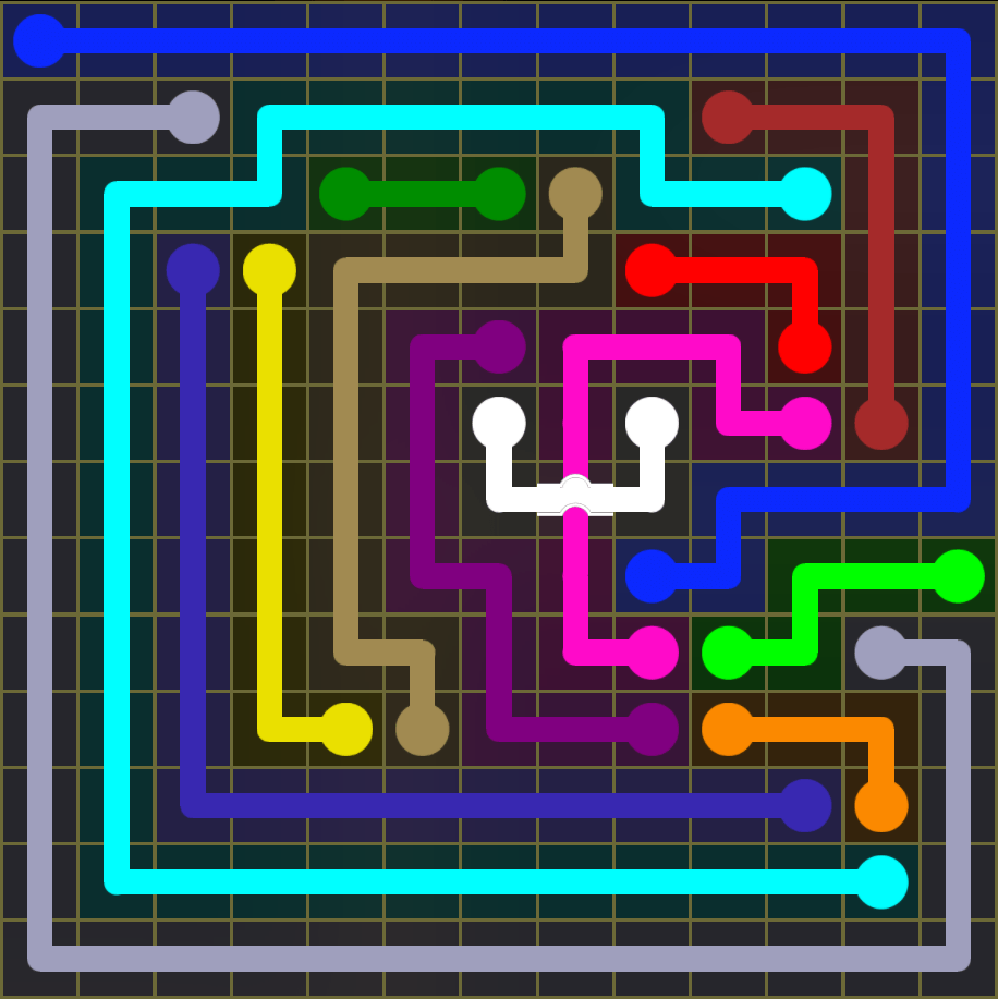 Flow Free 5489 Solution