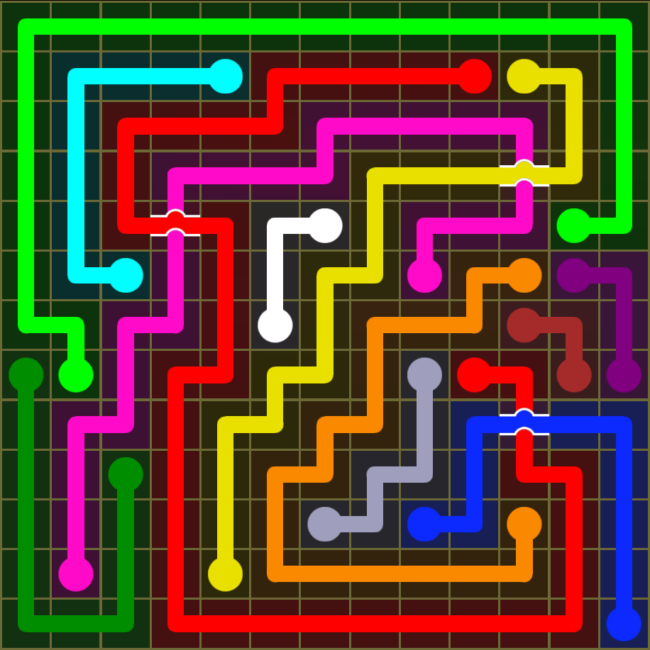 Flow Free 5463 Solution
