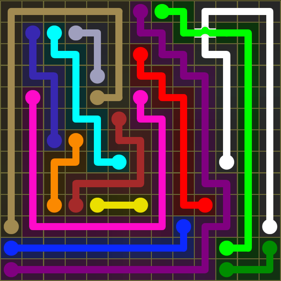 Flow Free 5466 Solution