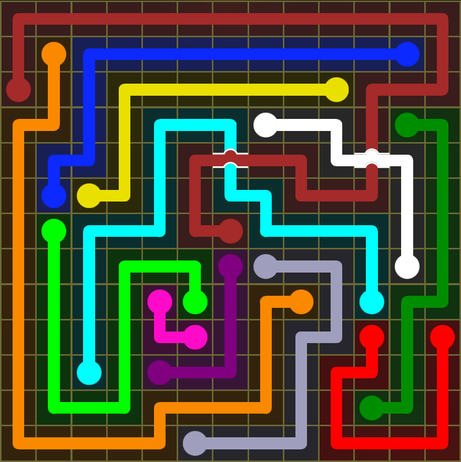 Flow Free 5468 Solution