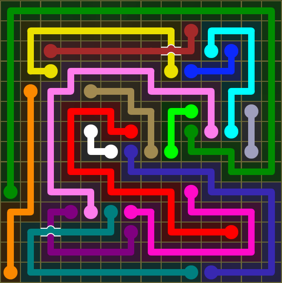Flow Free 5491 Solution