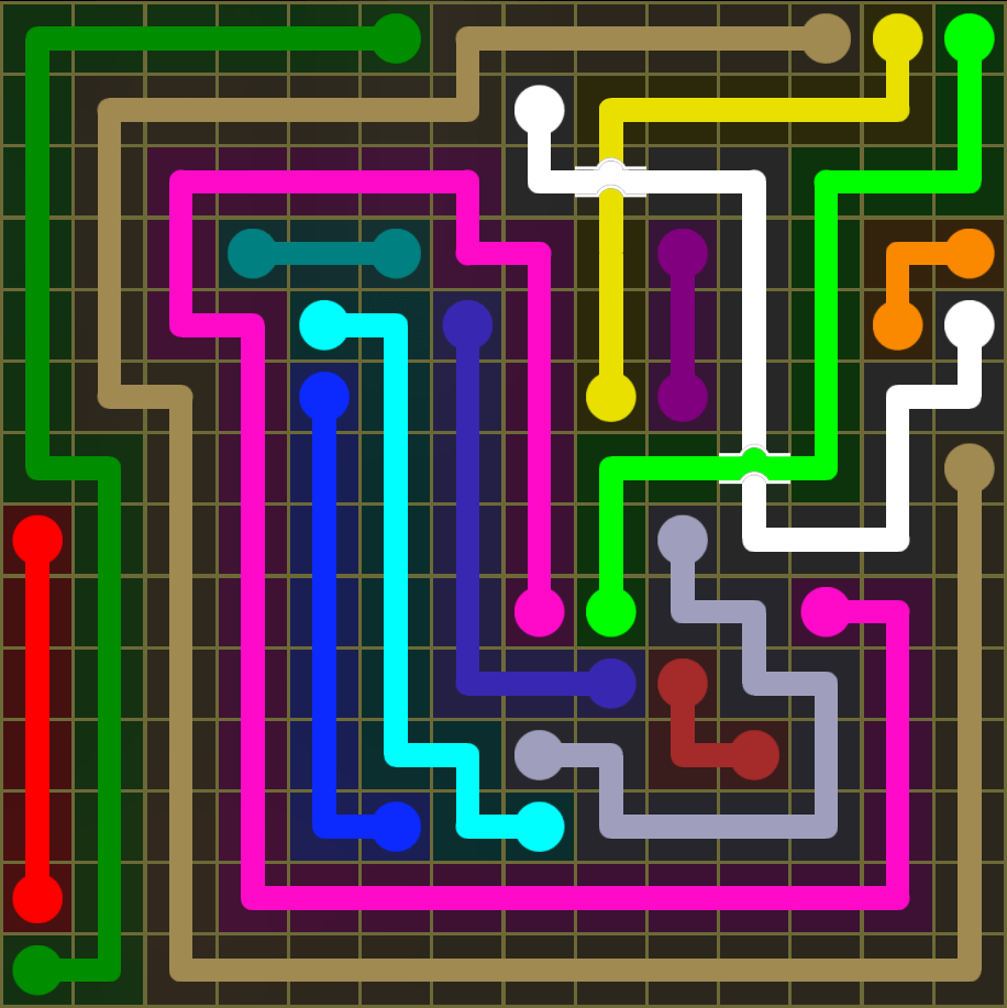 Flow Free 5492 Solution