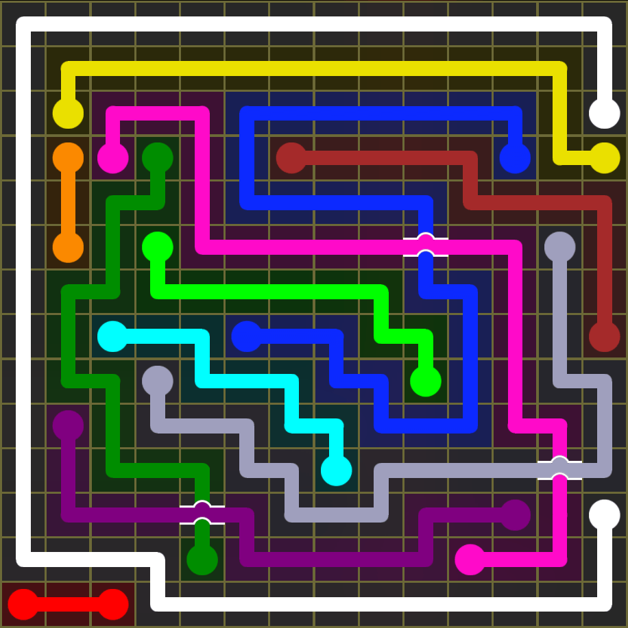Flow Free 5514 Solution