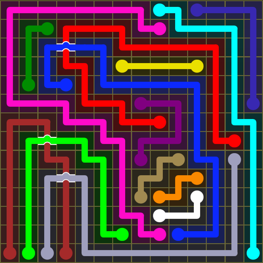 Flow Free 5516 Solution
