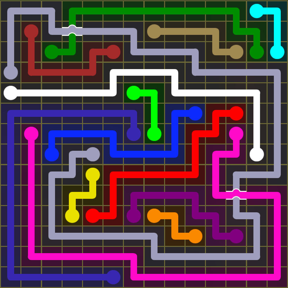 Flow Free 5517 Solution