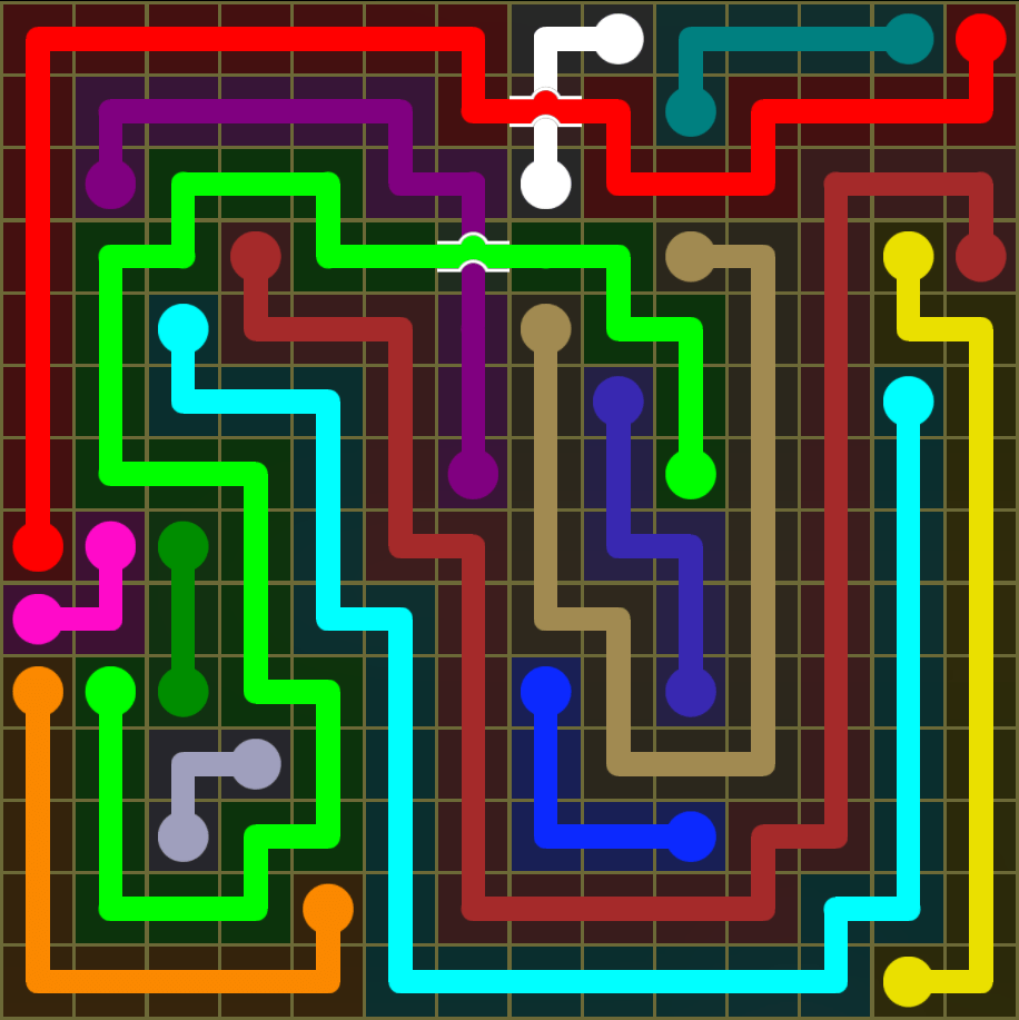 Flow Free 5493 Solution