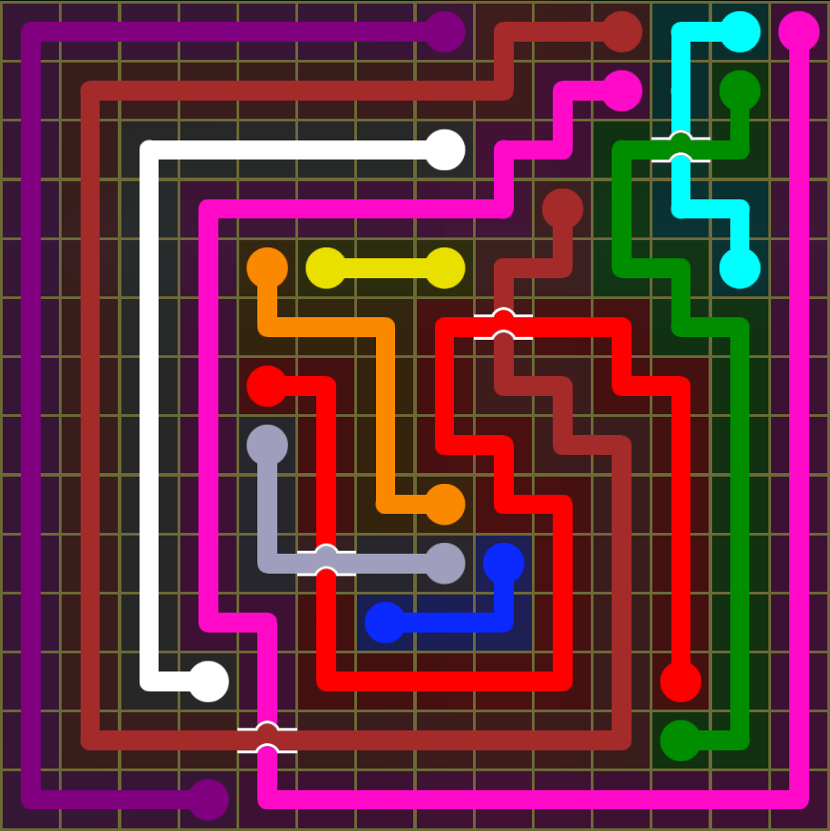 Flow Free 5520 Solution