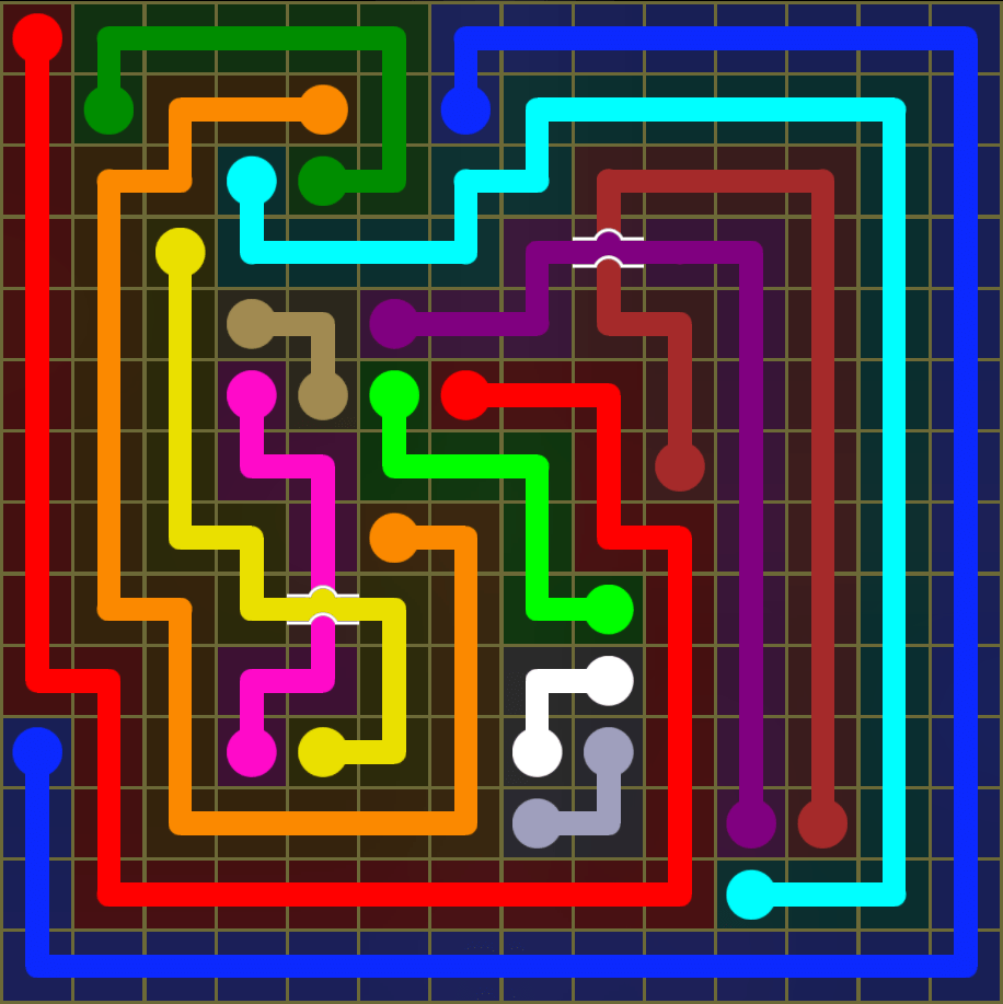 Flow Free 5494 Solution