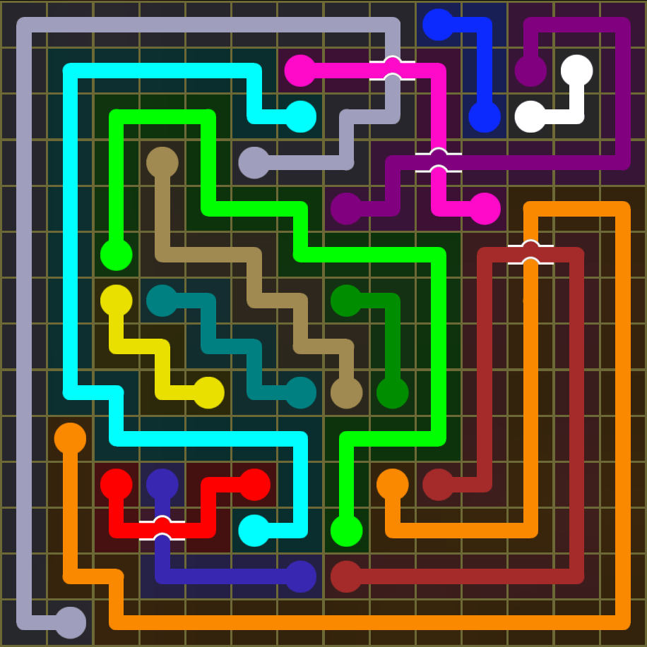 Flow Free 5495 Solution