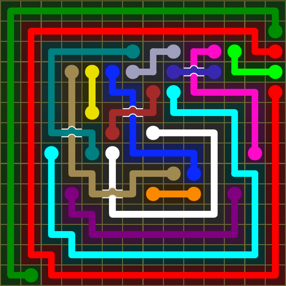 Flow Free 5496 Solution